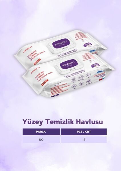 Yüzey Temizlik Havlusu 100'lü